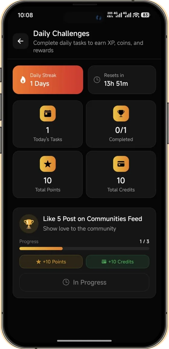 Daily challenges